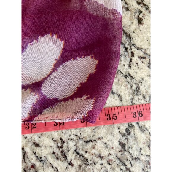 Womens Infinity Scarf Clemson Tigers Paw Print Purple Orange Lightweight College - Picture 6 of 8